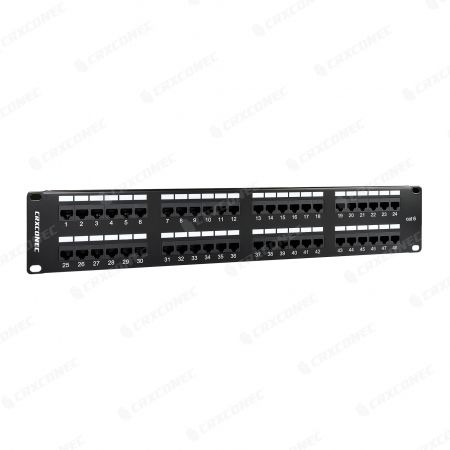 UL Cat6 UTP RJ45 Patch Panel 48 Port With IDC Module - UL Cat6 UTP RJ45 Patch Panel 48 Port With IDC Module